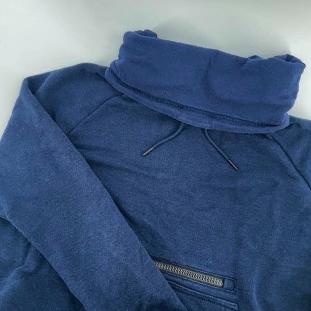 Nike Navy Blue Funnel Neck Sweatshirt